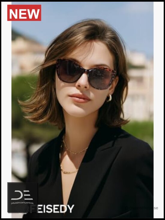 Polarized Vintage Cat Eye Sunglasses for Women Jackie O Style UV400 main image 5